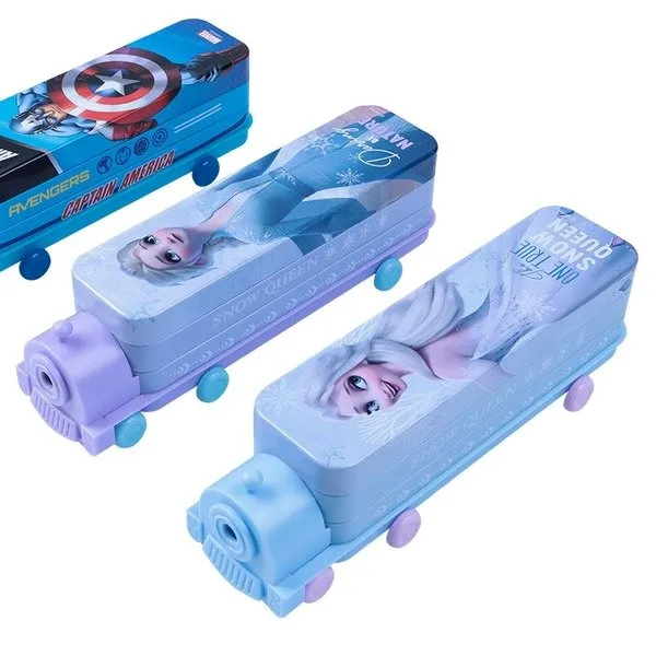 Wholesale cartoon children iron stationery box JDC-PB-Lianz006