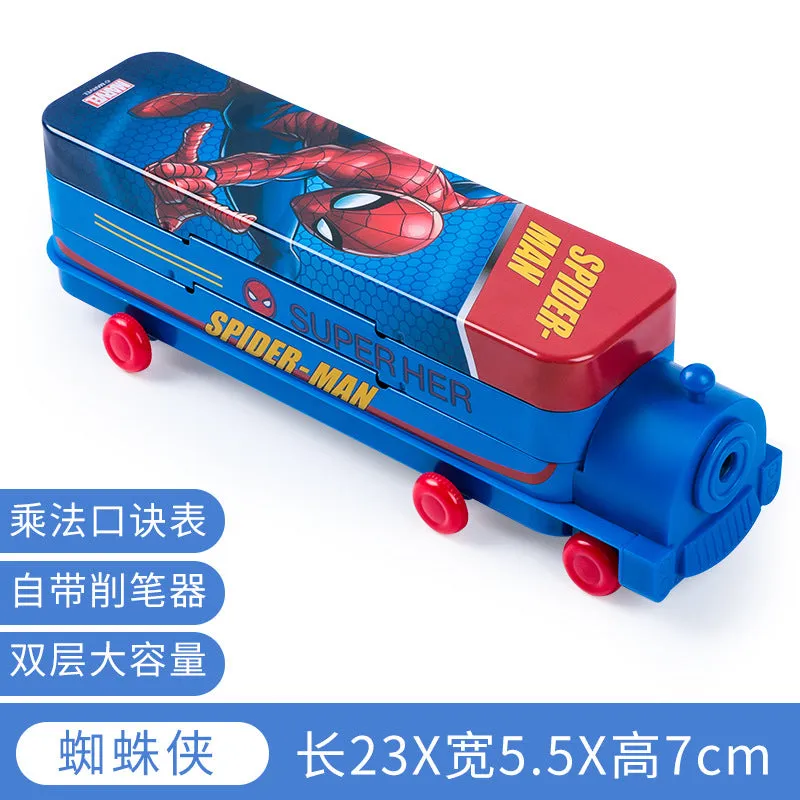 Wholesale cartoon children iron stationery box JDC-PB-Lianz006