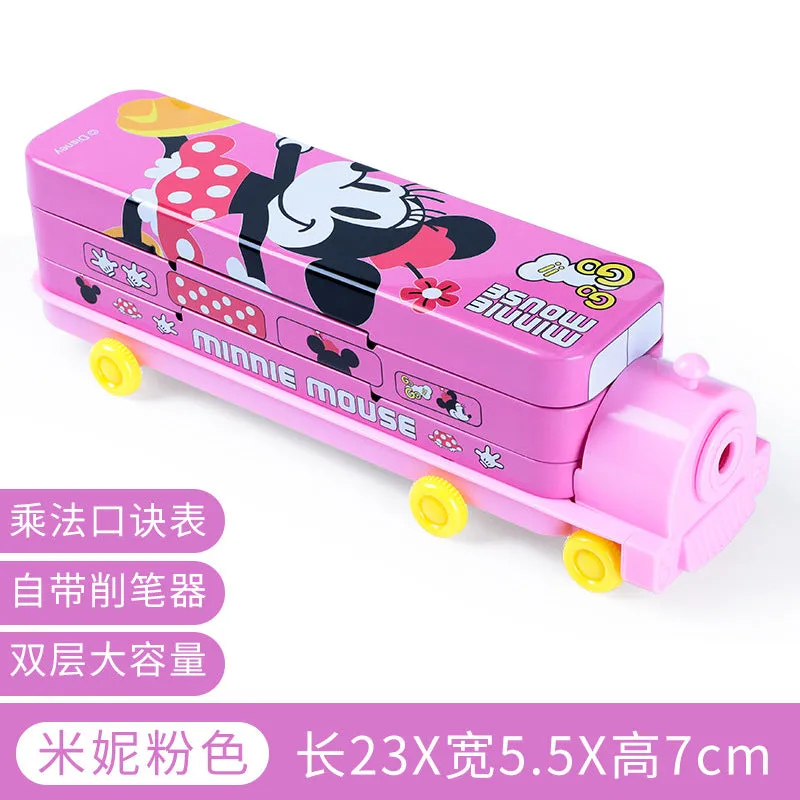 Wholesale cartoon children iron stationery box JDC-PB-Lianz006