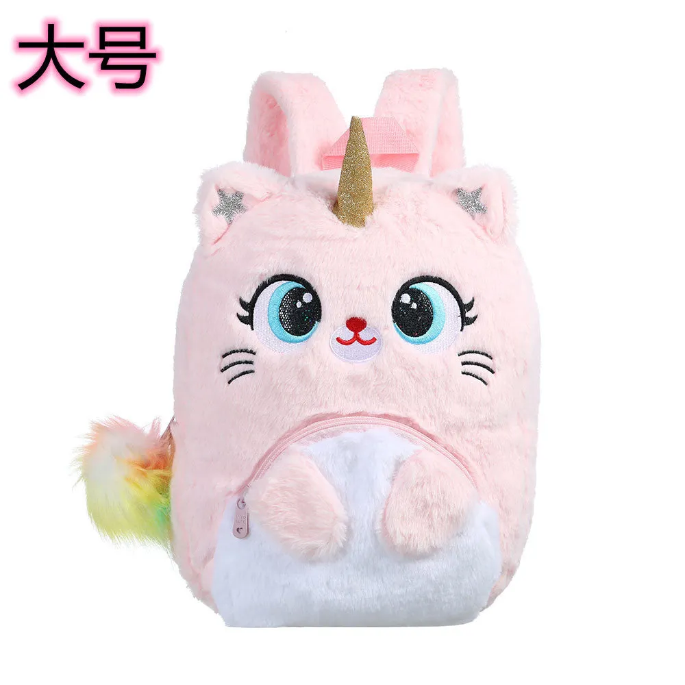 Wholesale Children Bag Plush Cartoon Backpack JDC-BP-CS018