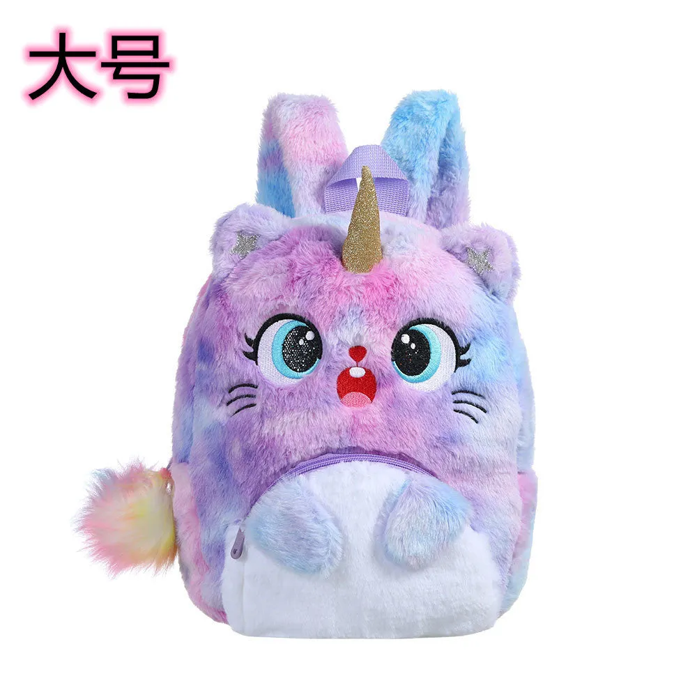 Wholesale Children Bag Plush Cartoon Backpack JDC-BP-CS018