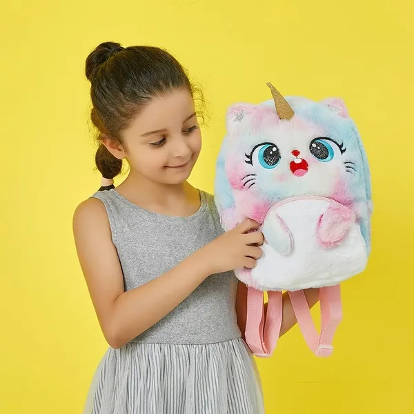 Wholesale Children Bag Plush Cartoon Backpack JDC-BP-CS018
