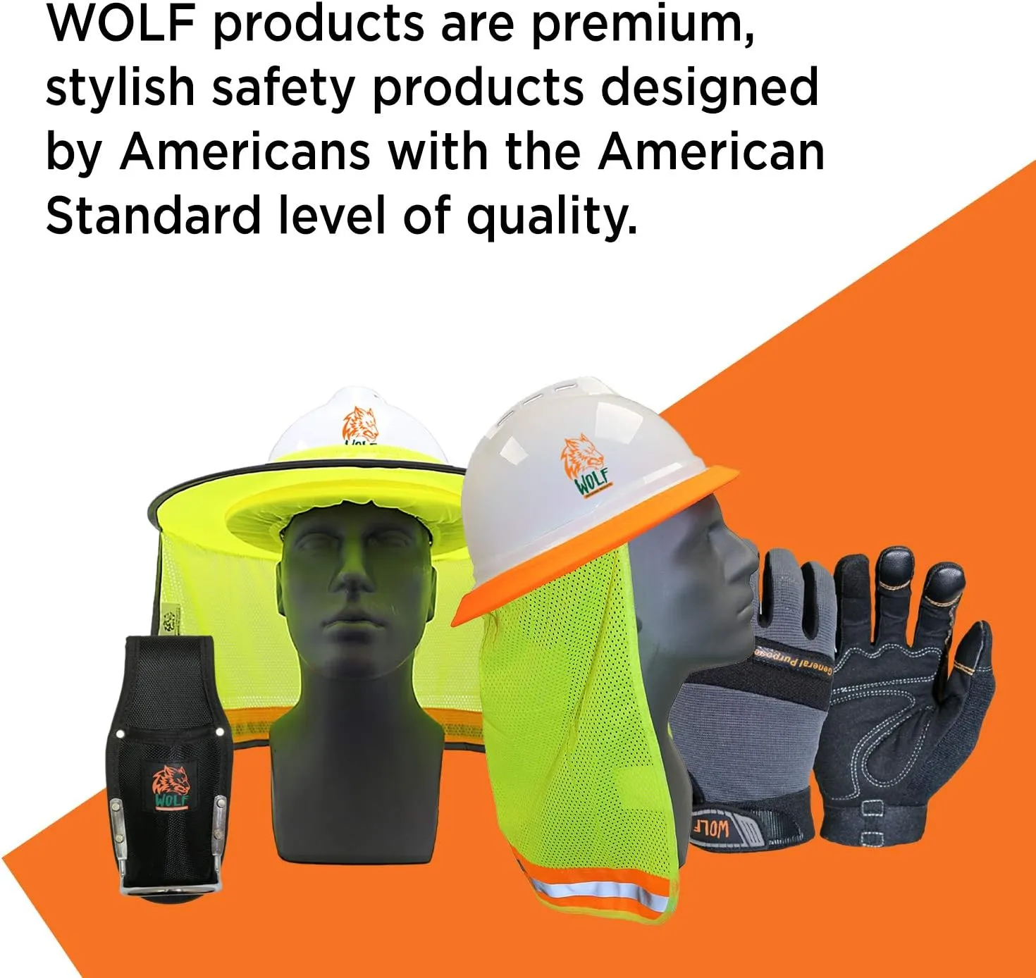 Wolf Sun Protection Breathable Balaclava Full-Face Mask Hood Neck Gaiter BBM