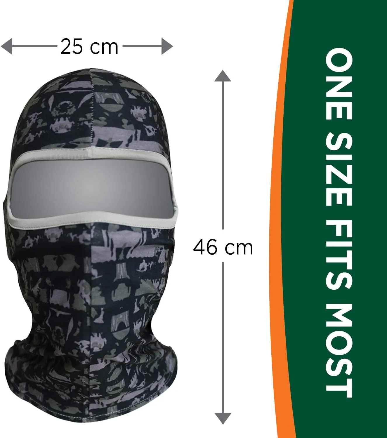 Wolf Sun Protection Breathable Balaclava Full-Face Mask Hood Neck Gaiter BBM